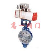 D673H氣動(dòng)對(duì)夾式硬密封蝶閥